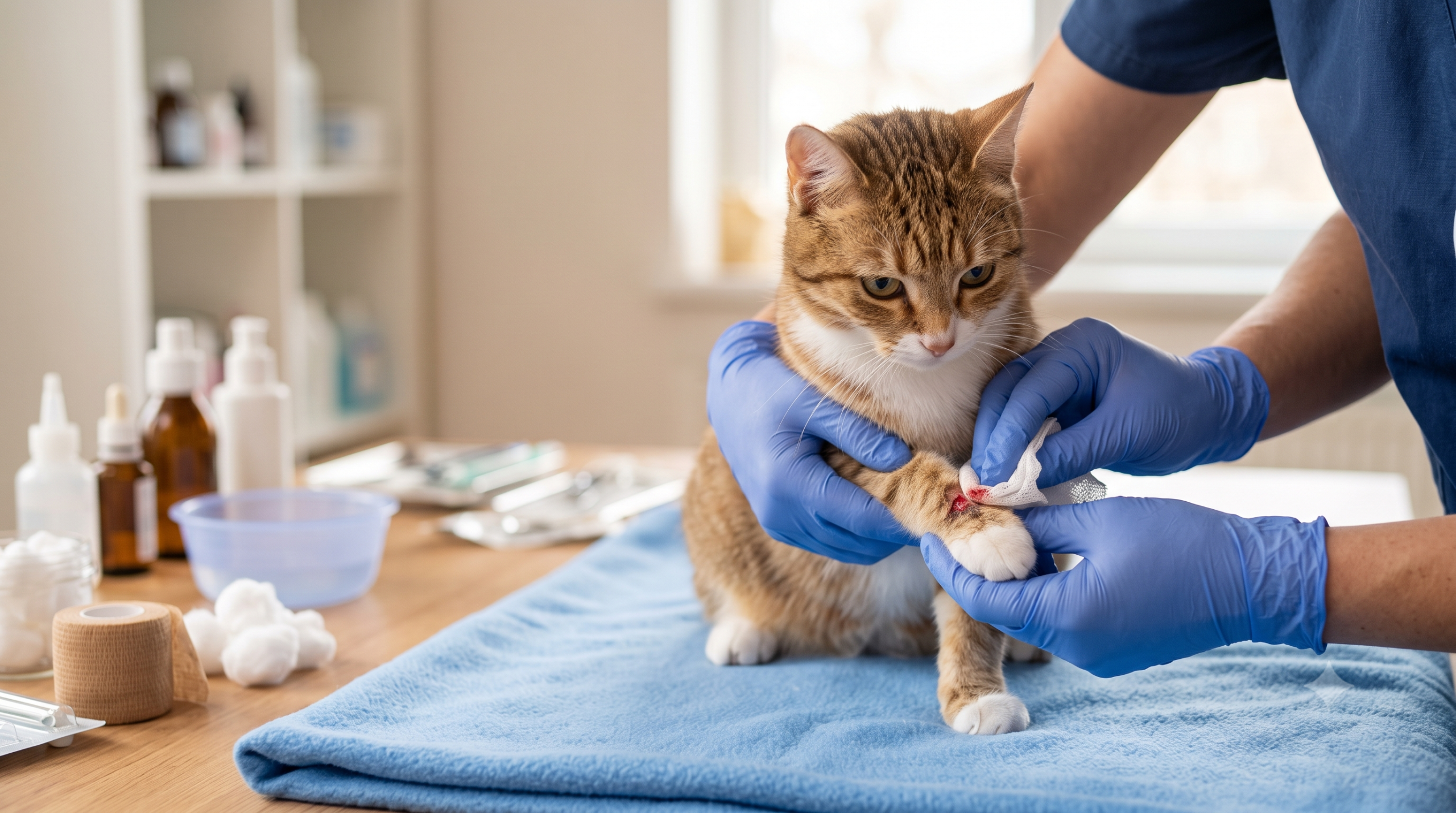 Guía Completa sobre el Cuidado y Curación de Heridas en Gatos
