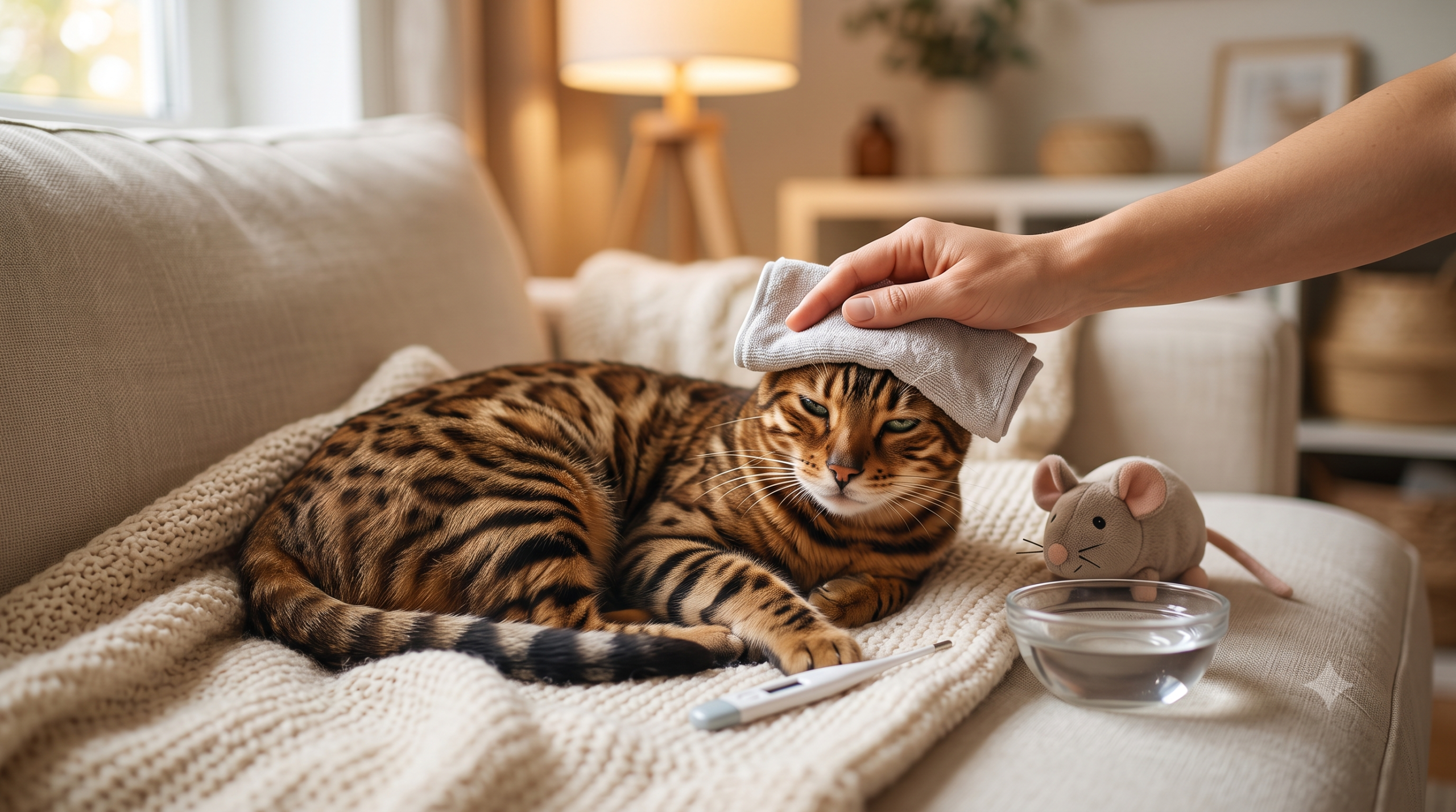 Guía Completa sobre el Cuidado de un Gato con Fiebre: Diagnóstico, Tratamiento y Recuperación