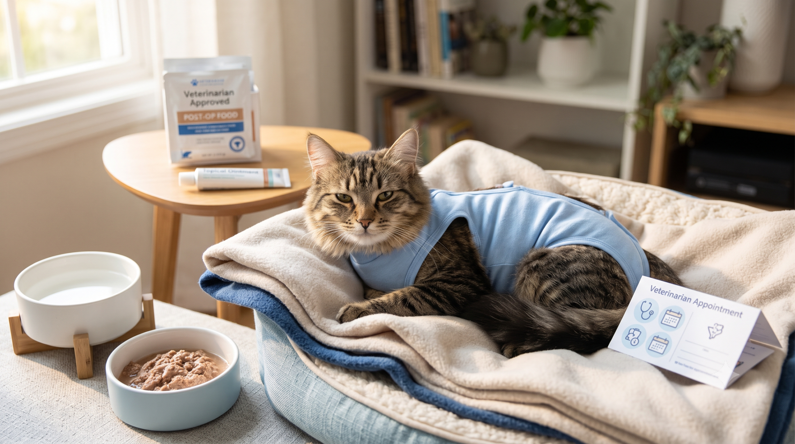 Cuidados del Gato Tras la Esterilización: Guía Completa para una Recuperación Segura